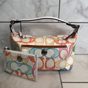 Coach bag and change/card holder